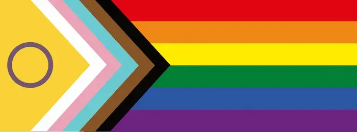 Pride-Flag der LGBTQ+ - Gemeinschaft