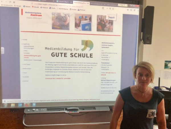 Unser Teammitglied Luci schult auch zum Thema Medienbildung