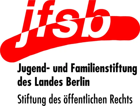 rot-weißes Logo vom jfsb